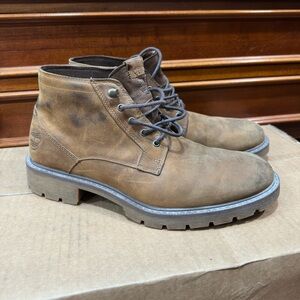 Timberland Waterproof Boots Brown Nubuck/suede Leather Men Size 7.5 US, 7 UK